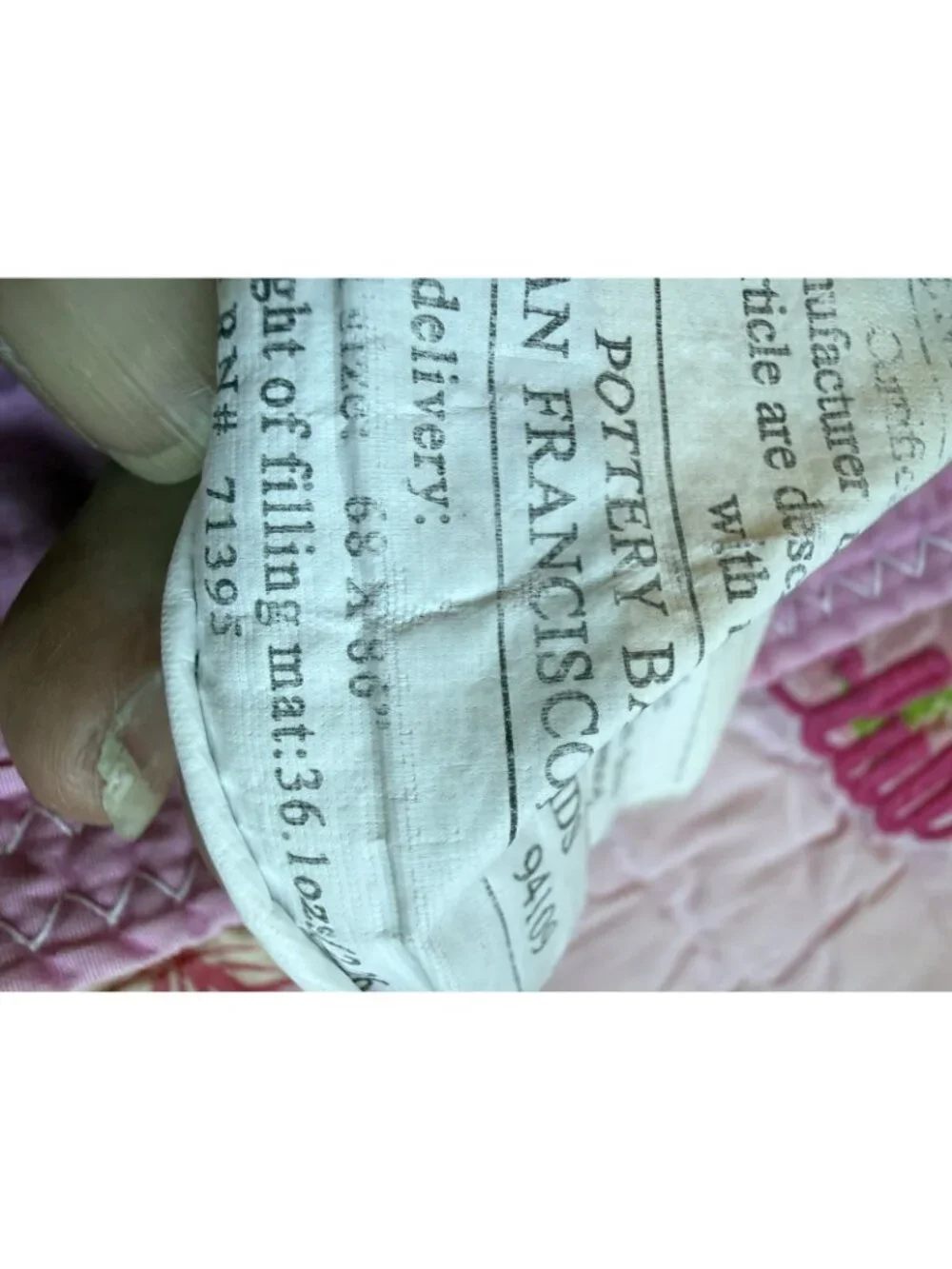 Pottery Barn Kids Pink Twin Size Quilt Surfside Beach Club pattern HTF
